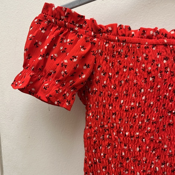 Polly Off The Shoulder Ruched Sundress Size 2 - Picture 8 of 16